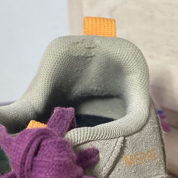 Merrell Sneakers Womens 6 Mint Green Purple Suede Performance Shoes Trainers - Picture 10 of 10